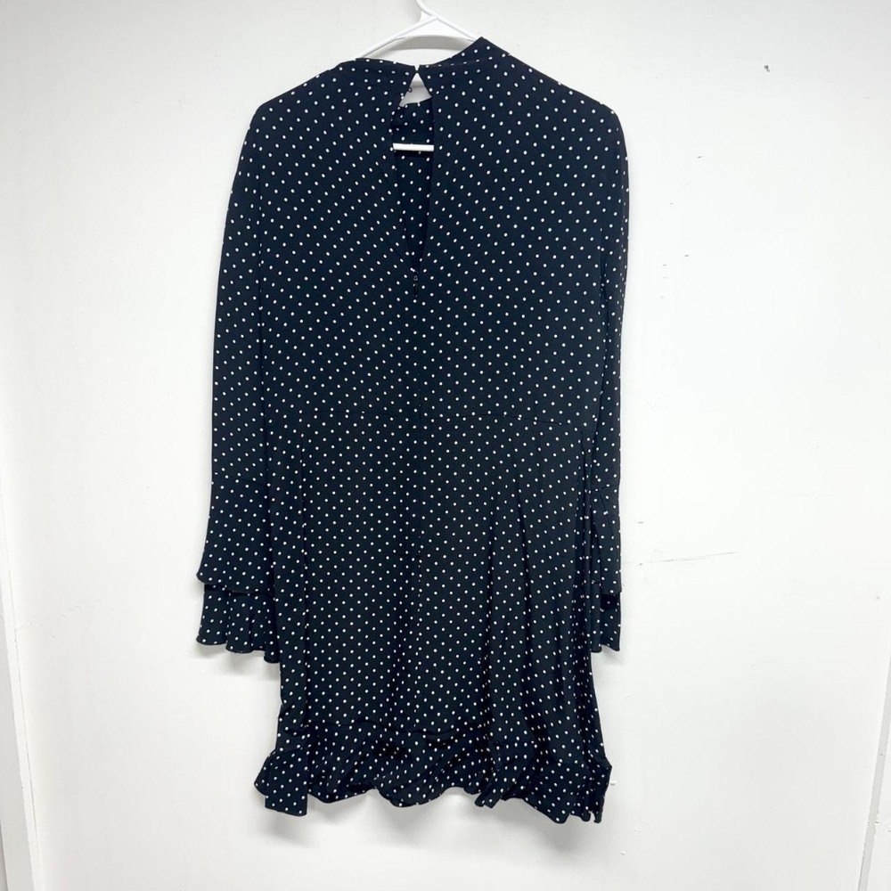 Zara Women's Black and White Dress